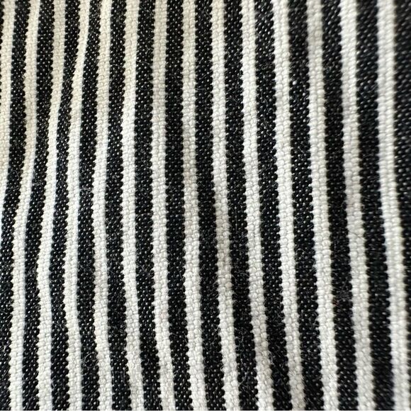 BANANA REPUBLIC SEERSUCKER BLACK WHTE STRIPE LINED BLAZER PREPPY ACADEMIA 6 - Picture 8 of 8